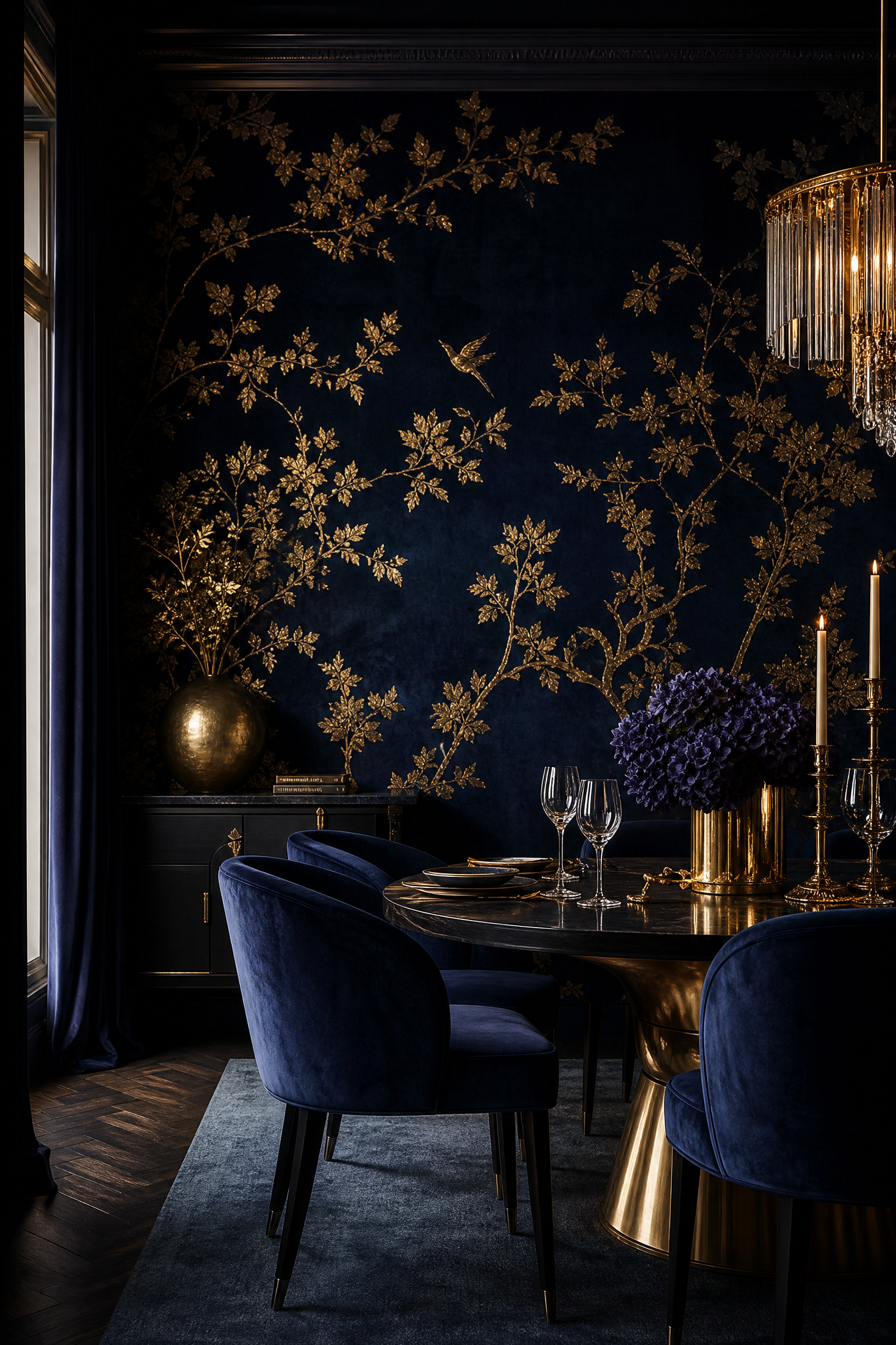 Luxury wallpaper installation 1